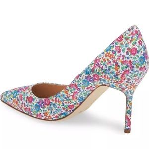 Manolo Blahnik Floral Heels sz 39.5